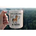 thumbnail image 3 of kunlisa Just A Girl Who Loves Frogs Ceramic Mug-11oz Coffee Milk Tea Mug Cup, Cute Cartoon Green Frog Mug Cup,Hippo Lovers Gifts,Teens Girls Gifts, 3 of 5