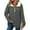 Dark Gray, variant on Women's Hoodie Long Sleeve Quarter Zip Up Solid Pullover Sweatshirt with Pockets Red XL