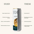 thumbnail image 6 of Drink Staed Pineapple White Peach Productivity Drink, Sparkling Functional Beverage, 12-Pack – With Cognizin® Citicoline & L-Theanine, Organic Clean Caffeine, Healthy Energy Drink, 6 of 7