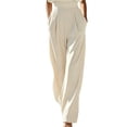 thumbnail image 3 of Jaimenalin Women'S 2 Piece Outfit Set with Mock Neck Crop Top and Palazzo Pants for All Occasions Color M, 3 of 5