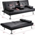 thumbnail image 3 of Comfortable seating, multiple positions - Futon sofa for relaxing in the living room, 3 of 4
