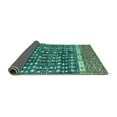 thumbnail image 2 of Ahgly Company Indoor Rectangle Abstract Turquoise Blue Modern Area Rugs, 4' x 6', 2 of 4