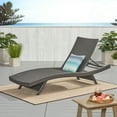 thumbnail image 2 of Anthony Outdoor Wicker Chaise Lounge Chair, Grey, 2 of 8
