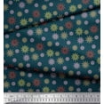 thumbnail image 1 of Soimoi Tissu Poly Georgette Tissu à Imprimé Floral Artistique au Mètre 52 Pouces de Large, 1 of 3