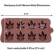 thumbnail image 2 of Moldes de silicona de hoja de marihuana para olla molde de chocolate 2 paquetes kaili Sencillez, 2 of 2