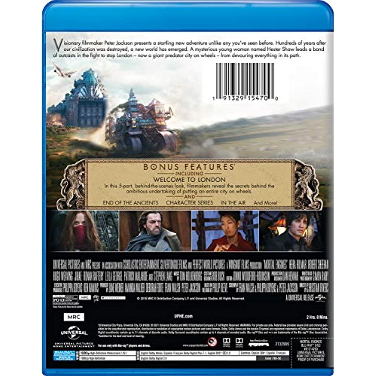 Mortal Engines [Blu-ray]
