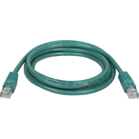 - Tripp Lite 10' Cat5e Cat5 350MHz Green Molded Patch Cable RJ45M/M - N002-010-GN