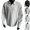 Dark Gray, variant on Men's Cotton Long Sleeve Golf Sweatshirt Knit Pullover Johnny Collar Open Neck Shirts Warm Top for Business Casual Office Daily Wear, Gray, S