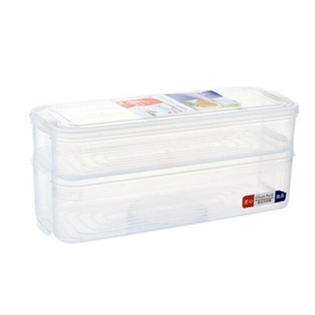 Boîte de Rangement de Cuisine Porte-Œufs Sea Food Réfrigérateur Conserve Fraîche Récipient Réfrigéré Boîte de Conserve Réfrigérée 31x12.5x8cm