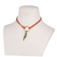 thumbnail image 4 of GOOHOCHY Collar Para Mujer Con Colgante Artístico De Hoja Y, 4 of 8