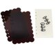 thumbnail image 1 of Cubierta para carpeta tamaño A6 hecha de pétalos acrílicos rosas y negros para agenda/planificador DIY A, 1 of 5