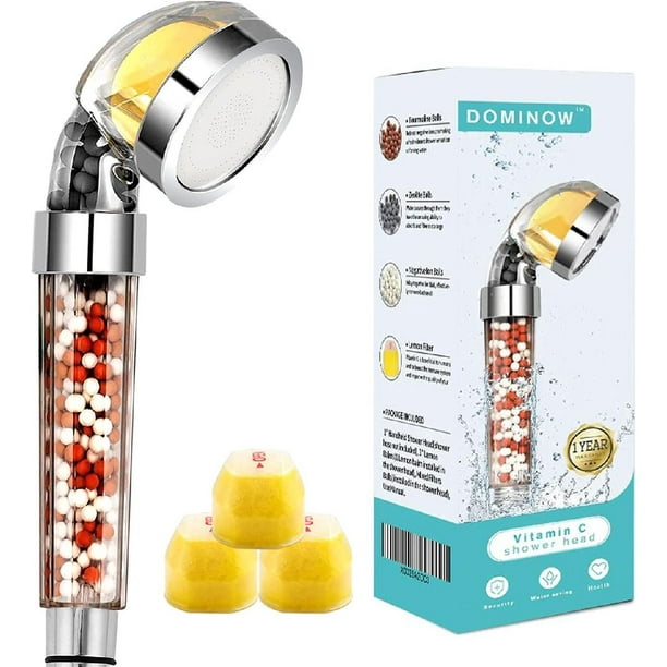 Vitamin C Filter Shower Head with 3 Balms Zen Body Shower Head for
