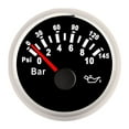 thumbnail image 2 of Oil Pressure Meter LED Backlight Dial Instrument for Auto Motorcycle Boat Truck 12V/24V, 2 of 7