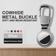 thumbnail image 3 of Protective Case Compatible with AirTag Keychain Aluminum Alloy AirTag Holder with Keyring, 3 of 7