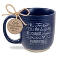 thumbnail image 3 of Strengthen & Protect, Isaiah 41:10, Psalm 91:11, Mug, Blue, 3 of 3
