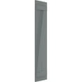 thumbnail image 2 of Ekena Millwork 10 3/4"W x 68"H True Fit PVC Two Board Joined Board-n-Batten Shutters w/Z-Bar, Ocean Swell (Per Pair - Hardware Not Included), 2 of 8