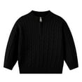 thumbnail image 4 of Ruyang Kids Boys School Zip Up Sweaters Trendy Warm Fleece Pullover Sweatshirts Fall Winter Long Sleeve Crewneck Sweater, 4 of 9