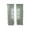 Green, variant on French Style Lace Curtains, Drill-Free Sheer Drapes for Living Room, Kitchen & Bedroom Bay Windows, Romc Voile Window Treatments, Light Filtering​, Black