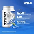 thumbnail image 5 of XTEND Original BCAA Powder, Sugar Free Post Workout Muscle Recovery Drink with Amino Acids and 7g BCAAs, Blue Raspberry Ice Flavor, 90 Servings, 5 of 7