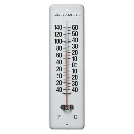 AcuRite Indoor / Outdoor Heavy Duty 11.5 Inch Analog Thermometer 00870A1