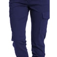 thumbnail image 4 of FASHIONWT Women Workwear Cargo Casual Elastic Waist Drawstring Harem Pants, 4 of 4