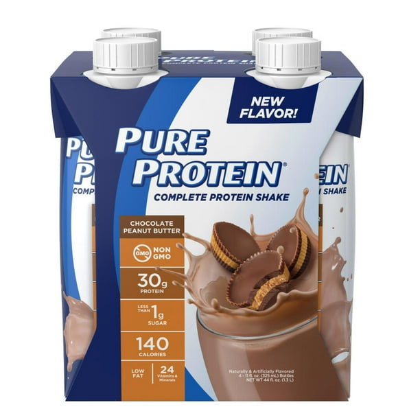 Pure Protein Chocolate Peanut Butter Complete Protein Shake, 11 fl oz