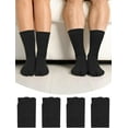 thumbnail image 7 of Kiibsot 4 Pack Flip Flop Socks Split Toe Socks Japanese Tabi Socks for Men Women, 7 of 7