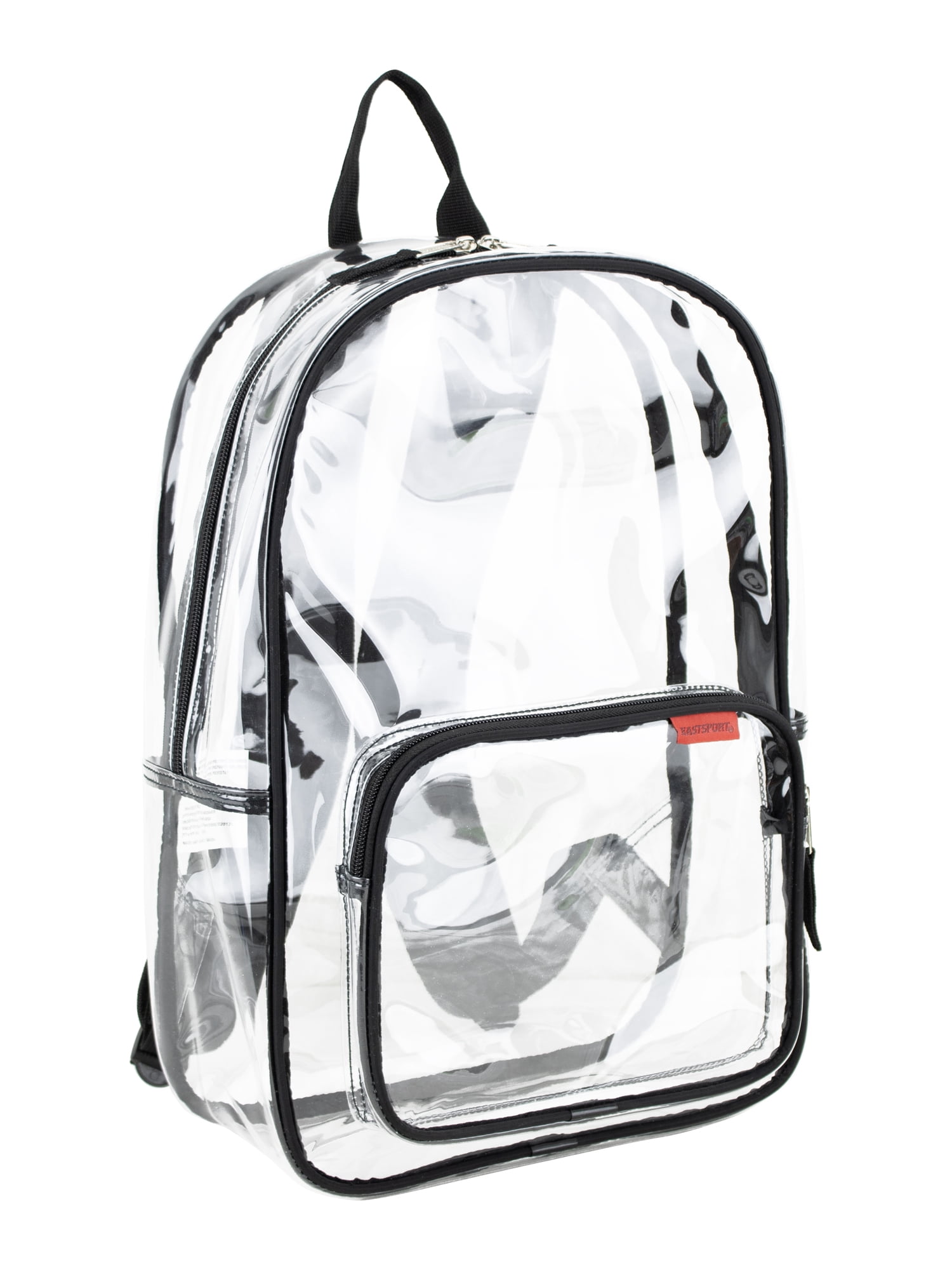 Eastsport Unisex 16" Success Clear Backpack, Black