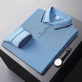 thumbnail image 6 of Men Polo Shirts Long Sleeve Casual Sport Stand Collared Golf Comfortable Breathable Top Fall Mens Dress Shirts, 6 of 9