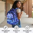 thumbnail image 5 of Yspwyqan Galaxy Blue Axolotl School Backpack for Kids, 17 Inch Lightweight 600D Polyester Backpack for Boys Girls, Multi-Pocket Large Capacity Fits 15.6 Laptop Bags for Elementary Middle School, 5 of 7