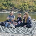 thumbnail image 4 of LELINTA Outdoor Rugs for Beach Picnic Backyard, Indoor Outdoor Plastic Straw Patio Rug RV Mat Camping Reversible Beach Mat, Size 3.9x5.9 ft/4.9x7.8 ft/5.9x8.8 ft, 4 of 8