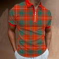 thumbnail image 2 of Eashery Mens T-Shirt Solid Tops Men Polo Shirts Red S, 2 of 4