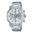 thumbnail image 2 of Casio Standard Analog Chronograph Stainless Steel Silver Dial Quartz MTP-E510D-7AV Men's Watch, 2 of 2