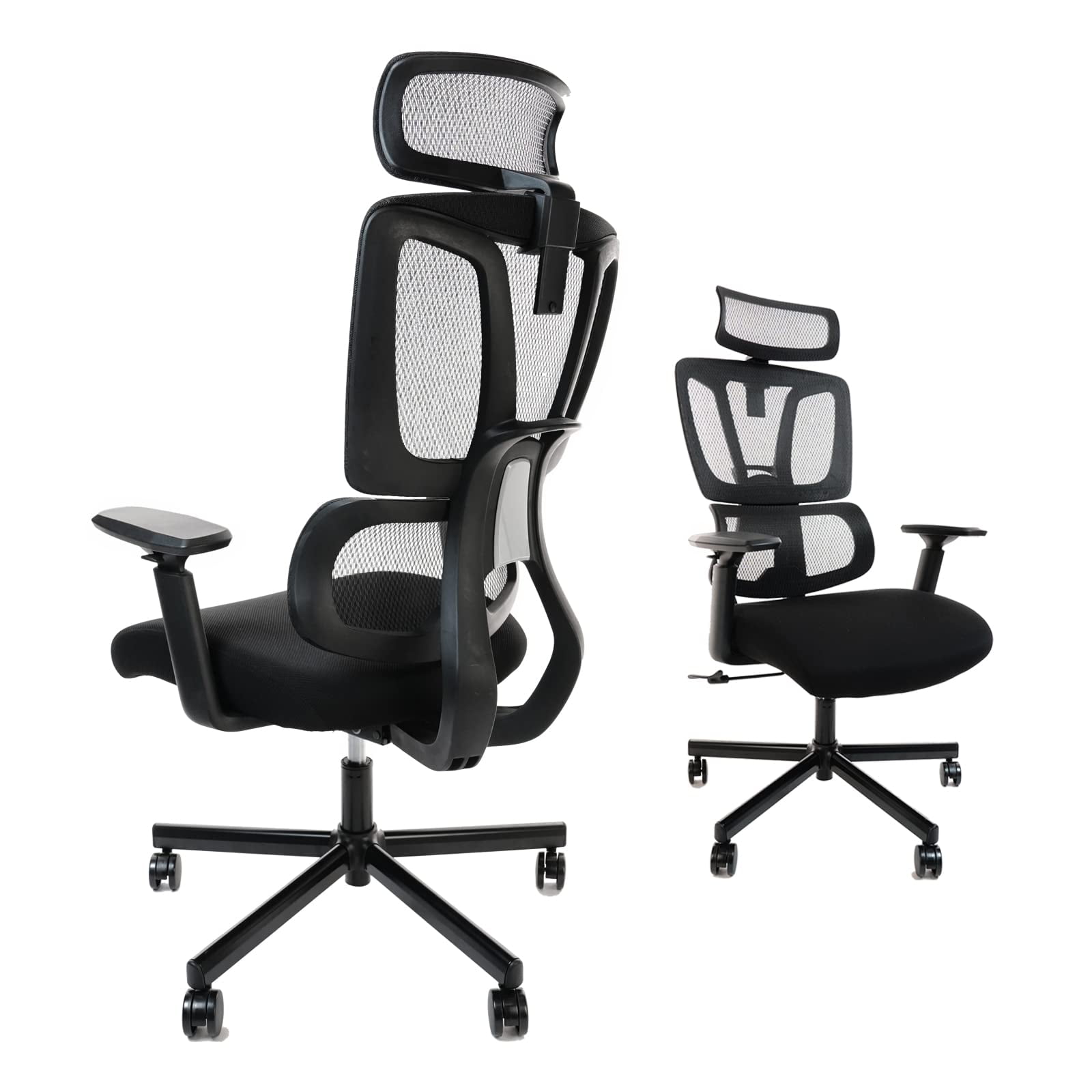 Clatina Ergonomic Office Chair with Lumbar Support and Mesh High Back