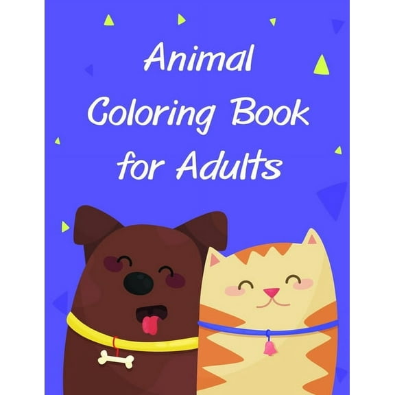 Popular Animals: Animal Coloring Book for Adults : Coloring Book with Cute Animal for Toddlers, Kids, Children (Series #10) (Paperback)