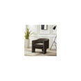 thumbnail image 5 of SAFAVIEH Couture Londyn Modern Velvet Solid Accent Chair, Dark Brown, 5 of 5