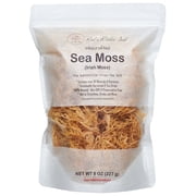 Premium Raw Sea Moss – Wildcrafted from St. Lucia, Sun-Dried, 100% Natural, Non-GMO, 8oz
