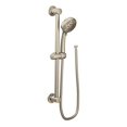 thumbnail image 1 of Moen 3669EPBN Eco-Performance Handheld Showerhead with 69-Inch-Long Hose Featuring 30-Inch Slide Bar, Brushed Nickel, 1 of 7