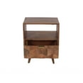 thumbnail image 3 of Casartis Living Carson Mid-Century Wood Nightstand in Natural, 3 of 5