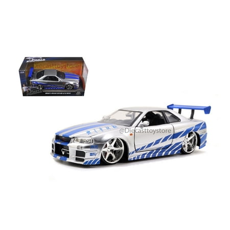 - JADA 1:24 W/B FAST AND FURIOUS BRIAN'S 2002 NISSAN GT-R R34 97158