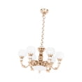 thumbnail image 2 of Candelabro de 6 brazos Sunnimix para casa de muñecas 1/12 dorado, 2 of 8