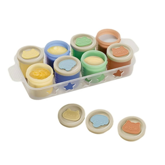 Flexible Silicone Baby Food Freezer Tray With Multiple Portions for Kitchen