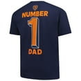 thumbnail image 3 of Men's-Fanatics  Navy Chicago Bears Big & Tall Number One Dad T-Shirt, 3 of 3