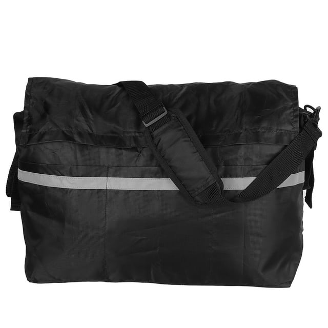 Bolsas para colgar en la parte trasera de silla de ruedas, bolsas de almacenamiento de gran capacidad con una sola correa para el hombro
