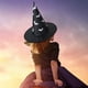 thumbnail image 3 of Sombrero de Bruja de Halloween con Gancho | Accesorio de Tela para Disfraz Espeluznante y Decoración Colgante para Exteriores para Cercas de Árboles de Jardín | Decoración Resistente a La Intemperie, 3 of 5