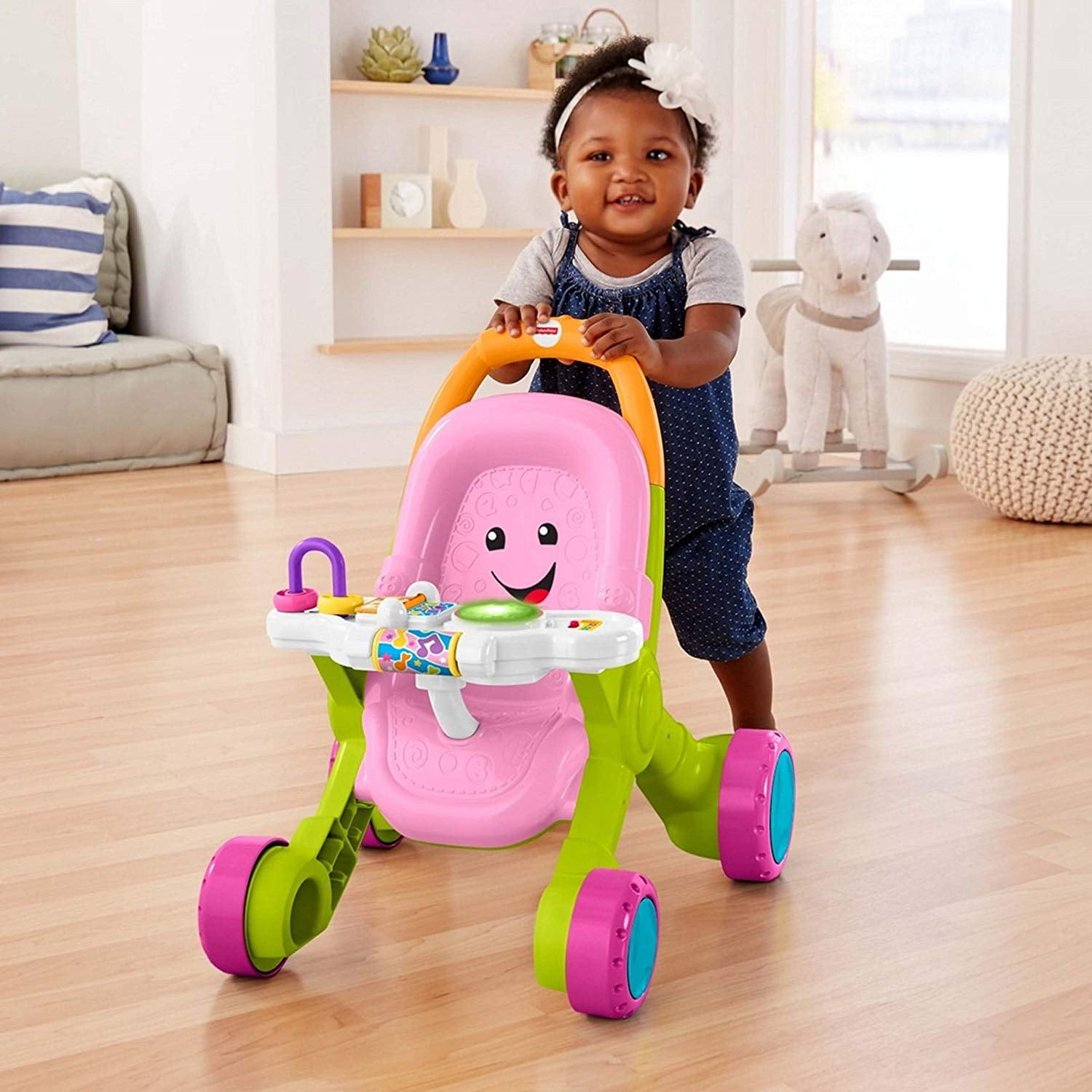 fisher price walker pink