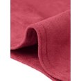 thumbnail image 5 of INSPIRE CHIC Faux Suede Fringe Jacket for Women's Button Down Long Sleeve Western Vintage Jackets L Red, 5 of 6