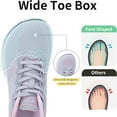 thumbnail image 3 of AOV GREEN LEAF Women Wide Toe Box Walking Shoes Athletic Tennis Shoes Orthotic Running Fashion Sneakers for Gym Jogging Workout, Size 6-11, 3 of 13