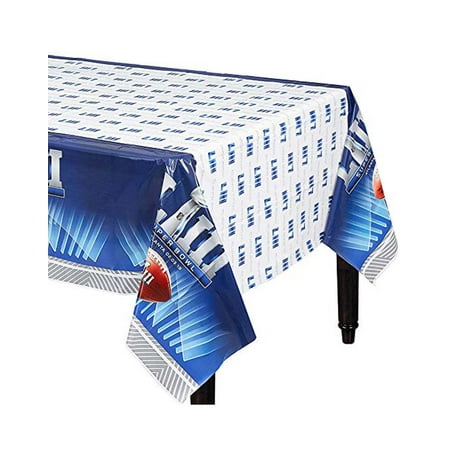 Super Bowl LIII 2019 Football Championship Party Rectangle Plastic Table Cover