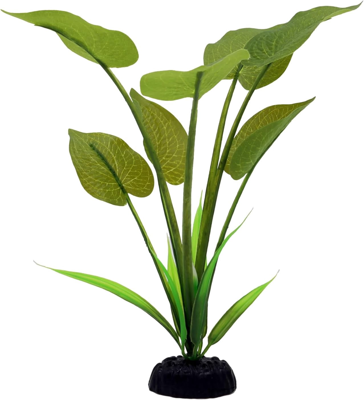 Silk Aquarium Plants for Betta Fish Tank, 2 Pcs Small Silk Aquatic Plant Decoration (Green)